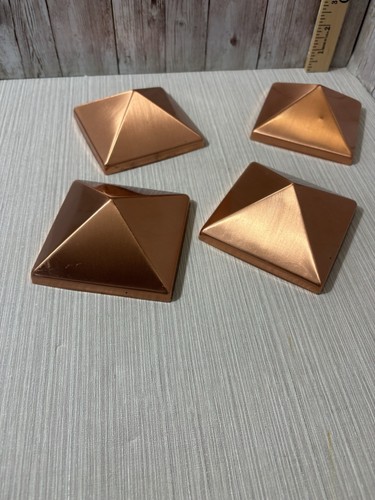 Copper 4x4 pyramid fence post - 4x4,