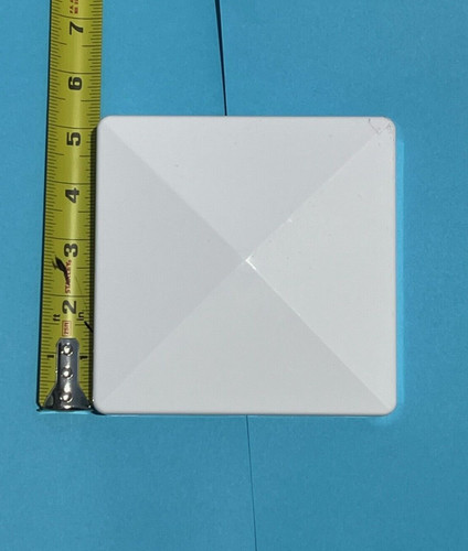 Pyramid white pvc vinyl post - pyramid,