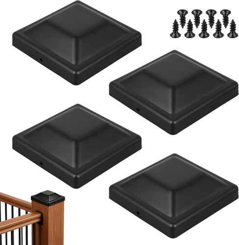 Vinyl post caps for - 4“x,