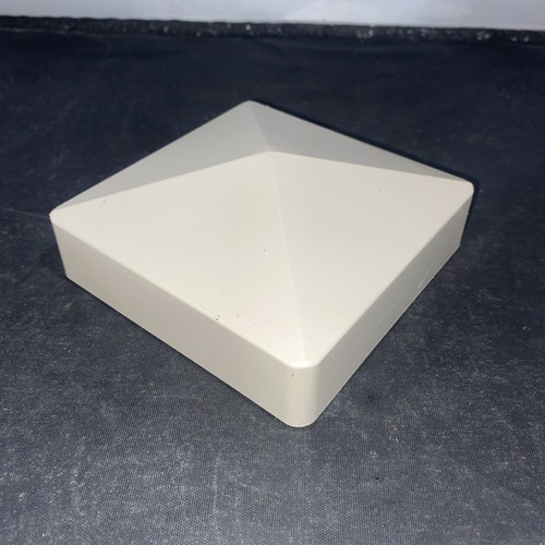 Almond tan vinyl pyramid - almond/tan,