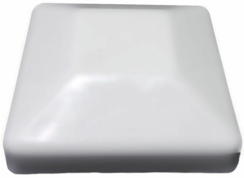 Plastic fence post white - fence,