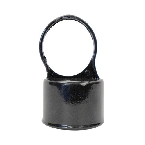 8 black aluminum - 2", 1-5/8"