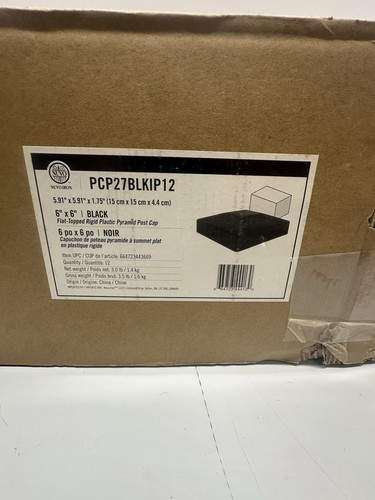 Nuvo iron pcp27blkip12 6x6 - 12,