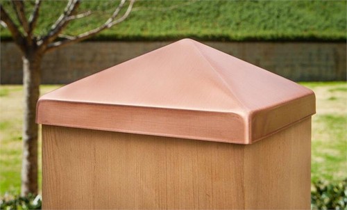 6x6 solid copper pyramid fence - solid,