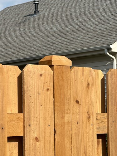 Fence post caps - post,