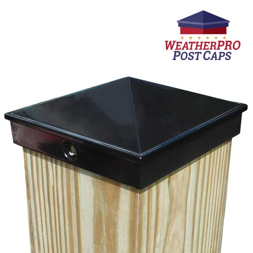 4x4 fence post cap - -, deck